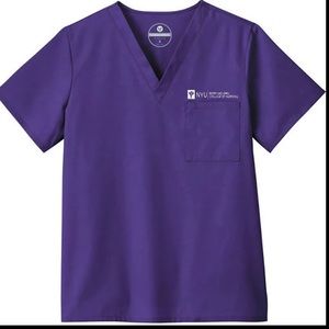 2 NYU Rory Meyers Unisex Scrub Tops